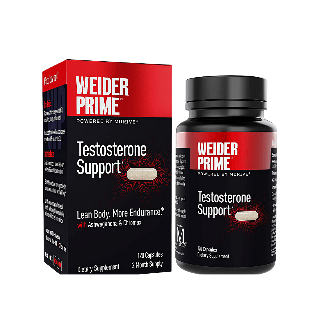 Weider Prime Testosterone Supplement for Men, 120 Capsules Weider Prime Testosterone Supplement for Men, 120 Capsules